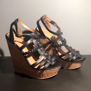 Black and Cork wedges